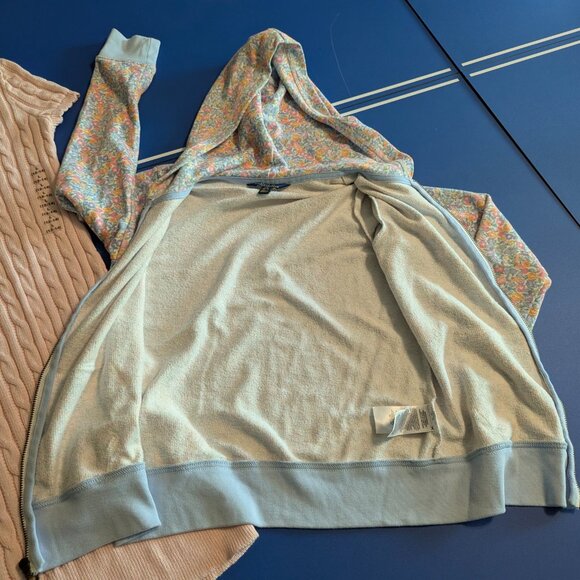 NWT Ralph Lauren Girls' Large (12-14) Sweater Dress and Zippered Hoodie - Picture 12 of 16